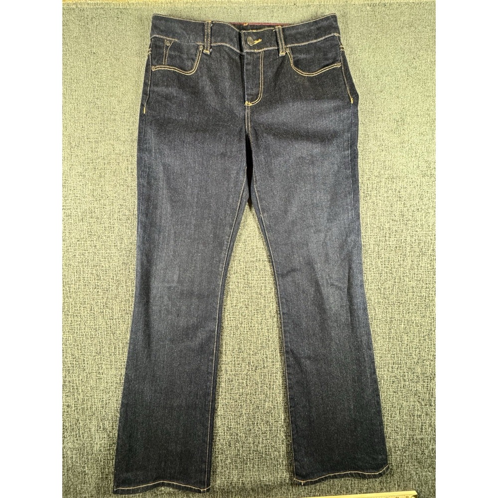 Talbots Jeans‎ Womens Size 8 29 Dark Indigo Boot Cut Signature Stretch